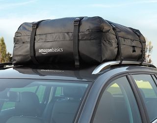 Amazon Basics Rooftop Cargo Carrier Bag, Black, 15 Cubic Feet Amazon Basics Rooftop Cargo Carrier Bag, Black, 15 Cubic Feet