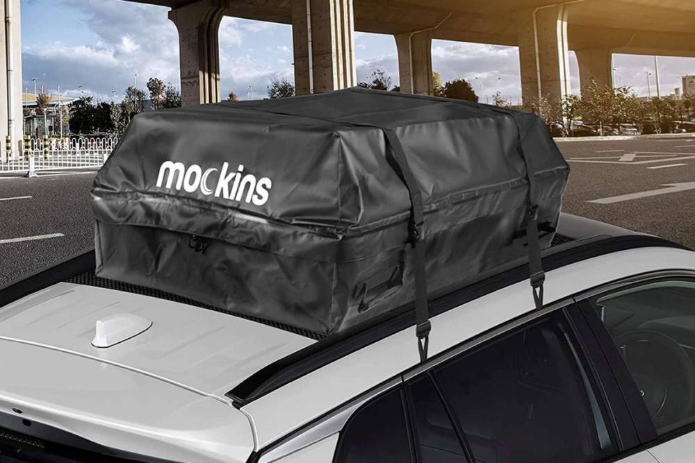 Mockins Waterproof Cargo Roof Bag Set - Buyers Guide For Best Soft Rooftop Cargo Carrier